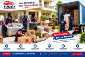 First Packers and Movers - Professional House Shifting Service in Lahore , Pakistan.